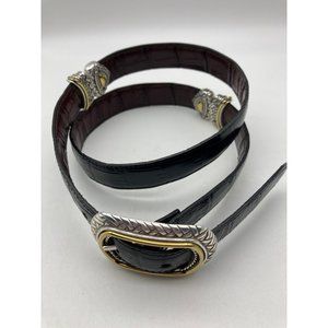 Vintage Brighton Reversible Leather Belt ML-32 40210 Like New